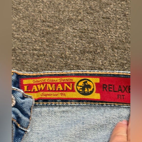 Vintage bare back Lawman 90’s jeans - Picture 3 of 9